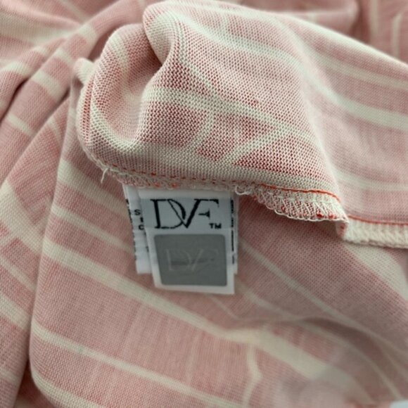 DVF Diane von Furstenberg New Reina Two tunic dress Bamboo Chile silk orange 4 - Picture 5 of 6